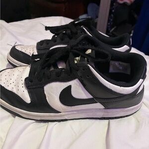 Nike Black and White Low-Top Sneakers